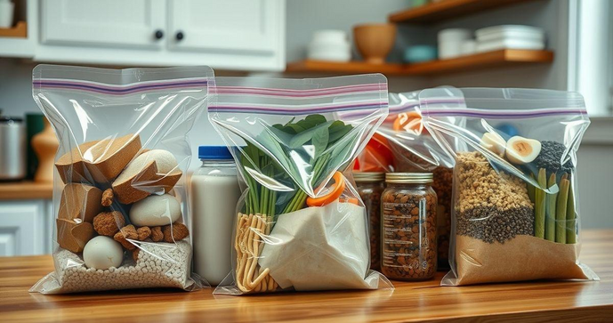 Benefícios do Ziplock Saco para Organização