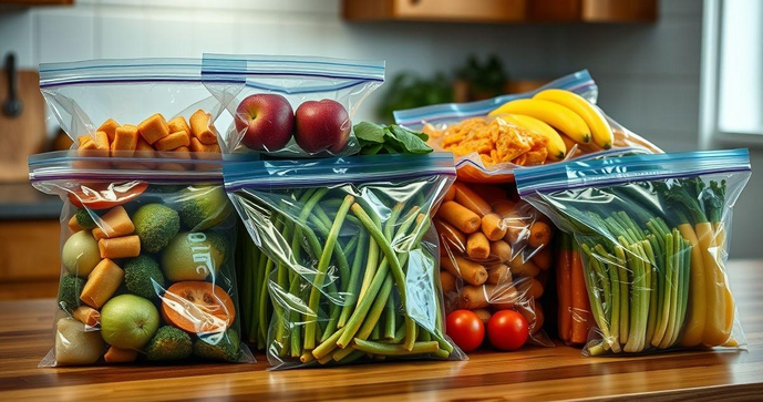 Embalagem ziplock é a solução ideal para conservar alimentos e organizar seu dia a dia