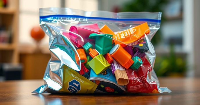 Saco metalizado ziplock é a solução ideal para armazenamento seguro e prático