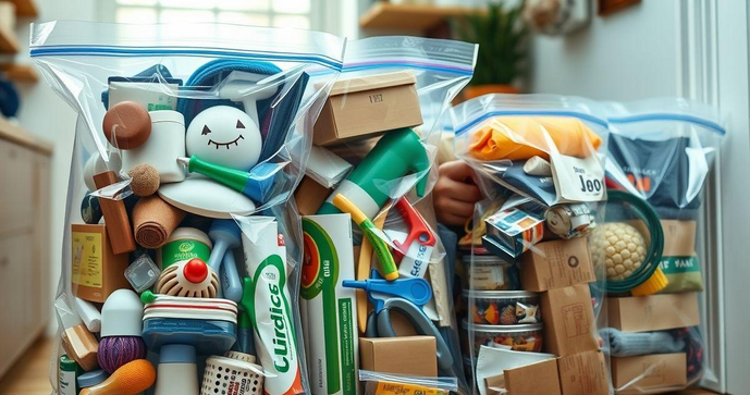 Saco Ziplock Grande como Organizar e Armazenar Eficientemente
